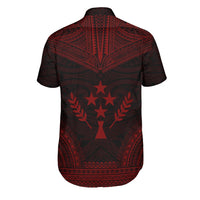 Kosrae Polynesian Chief Shirt - Red Version - Polynesian Pride