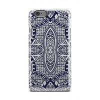 Polynesian Tough Case Blue And White iPhone 6s - Polynesian Pride
