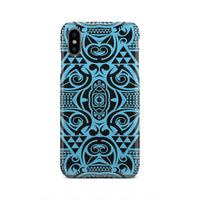 Polynesian Phone Case Grown Blue White iPhone Xs Max - Polynesian Pride
