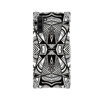 Polynesian Tribal Phone Case White And Black Samsung Galaxy Note 10 - Polynesian Pride