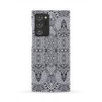 Polynesian Phone Case Black And White Samsung Galaxy Note 20 Ultra - Polynesian Pride