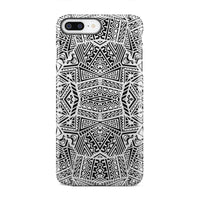 Polynesian Tough Case White And Black iPhone 8 Plus - Polynesian Pride