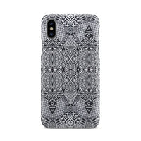 Polynesian Phone Case Black And White iPhone Xs - Polynesian Pride