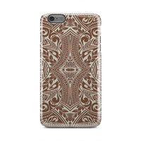 Polynesian Tribal Tough Case Brown iPhone 6s Plus - Polynesian Pride