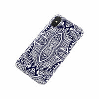 Polynesian Phone Case Blue And White - Polynesian Pride