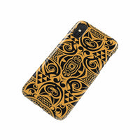 Polynesian Phone Case Yellow Black - Polynesian Pride