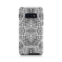 Polynesian Tough Case White And Black Samsung Galaxy S10e - Polynesian Pride