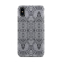 Polynesian Tough Case Black And White iPhone Xs Max - Polynesian Pride