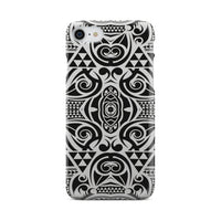 Polynesian Tribal Phone Case Black White iPhone 7 - Polynesian Pride