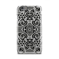 Polynesian Tribal Tough Case Black White iPhone 6s - Polynesian Pride