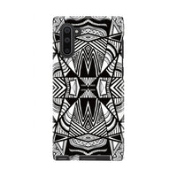 Polynesian Tribal Tough Case White And Black Samsung Galaxy Note 10 - Polynesian Pride