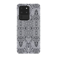 Polynesian Phone Case Black And White Samsung Galaxy S20 Ultra - Polynesian Pride