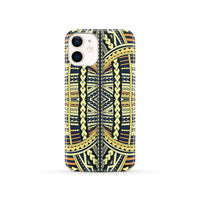 Polynesian Phone Case Yellow iPhone 12 - Polynesian Pride