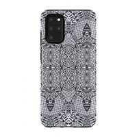 Polynesian Tough Case Black And White Samsung Galaxy S20 Plus - Polynesian Pride