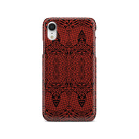 Polynesian Phone Case Red iPhone Xr - Polynesian Pride