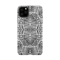 Polynesian Tough Case White And Black iPhone 11 Pro Max - Polynesian Pride
