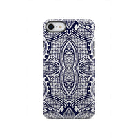 Polynesian Tough Case Blue And White iPhone SE 2020 - Polynesian Pride