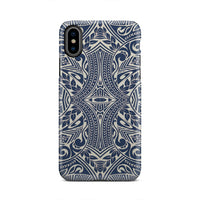 Polynesian Tough Case Blue iPhone Xs - Polynesian Pride