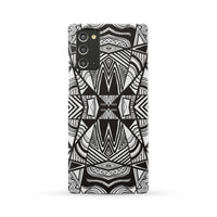 Polynesian Tribal Phone Case White And Black Samsung Galaxy Note 20 - Polynesian Pride