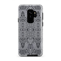 Polynesian Tough Case Black And White Samsung Galaxy S9 Plus - Polynesian Pride