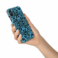 Polynesian Phone Case Grown Blue White - Polynesian Pride