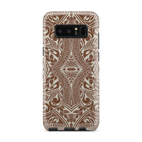 Polynesian Tribal Tough Case Brown Samsung Galaxy Note 8 - Polynesian Pride