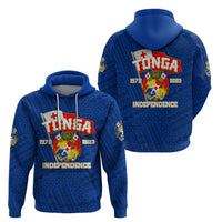 Tonga Independence Hoodie 2023 Blue Style LT6 Blue - Polynesian Pride