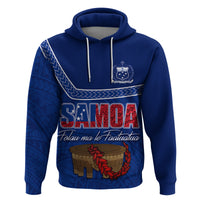 Custom Samoa Independence Day Hoodie Kava and Ula Fala Sail With Faith LT7 - Polynesian Pride