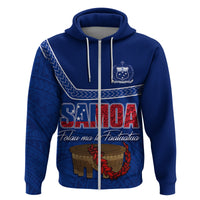 Custom Samoa Independence Day Hoodie Kava and Ula Fala Sail With Faith LT7 - Polynesian Pride