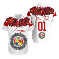 (Custom Personalised) Tonga Emancipation Day Hawaiian Shirt Independence Day - Unique Kahoa Heilala Flower - White LT8 White - Polynesian Pride