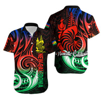 New Caledonia Hawaiian Shirt Emblem Nautilus Shell LT9 Gradient - Polynesian Pride
