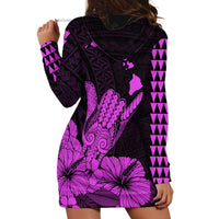 Hawaii Shaka Sign Hoodie Dress Purple Version LT9 - Polynesian Pride