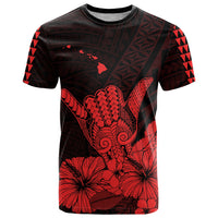 Hawaii Shaka Sign T Shirt Red Version LT9 Red - Polynesian Pride