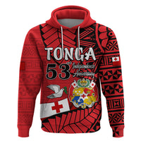 Tonga Hoodie Emancipation Day Happy 53rd Independence Anniversary LT9 - Polynesian Pride