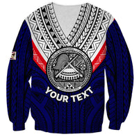 (Custom Personalised) American Samoa Independence Day Sweatshirt Simple Style LT9 - Polynesian Pride