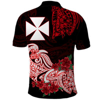 Wallis et Futuna Polo Shirt Polynesian Floral Tribal LT9 - Polynesian Pride