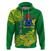 Cook Island Hoodie Polynesian Floral Tribal LT9 - Polynesian Pride