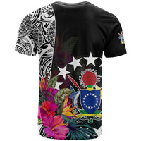 Cook Island T Shirt Tribal Polynesian and Tropical Flowers LT9 - Polynesian Pride