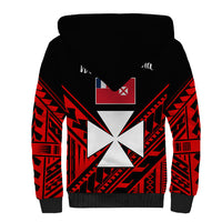 (Custom Personalised) Wallis et Futuna Sherpa Hoodie Happy Independence Day LT9 - Polynesian Pride