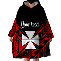 (Custom Personalised) Wallis et Futuna Wearable Blanket Hoodie Happy Independence Day LT9 - Polynesian Pride