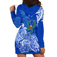 FSM Pohnpei State Hoodie Dress Polynesian Floral Tribal LT9 - Polynesian Pride