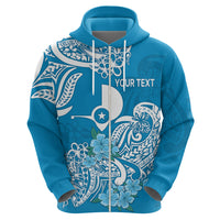 Custom FSM Yap State Hoodie Polynesian Floral Tribal LT9 - Polynesian Pride