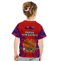 Papua New Guinea Kid T Shirt Central Province Mix Coat Of Arms Polynesian Art LT14 - Polynesian Pride