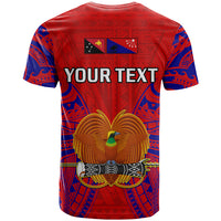 Custom Papua New Guinea T Shirt Central Province Mix Coat of Arms Polynesian Art LT14 - Polynesian Pride
