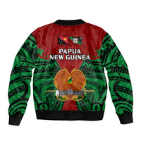 Papua New Guinea Bomber Jacket East New Britain Province Mix Coat Of Arms Polynesian Art LT14 - Polynesian Pride