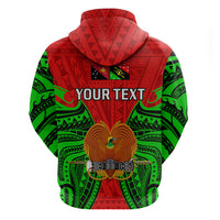 Custom Papua New Guinea Hoodie Southern Highlands Province Mix Coat of Arms Polynesian Art LT14 - Polynesian Pride