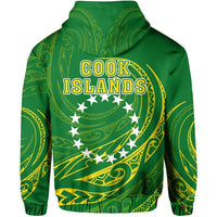 Cook Islands Zipper Hoodie Frida Style - Polynesian Pride