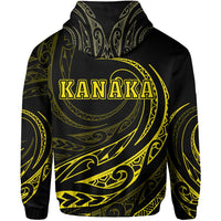 Kanaka Zipper Hoodie Frida Style Yellow - Polynesian Pride