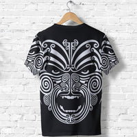 New Zealand Shirt, The Maori Moko Warface Tattoo T Shirt - Polynesian Pride