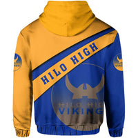 Hawaii Blue Football Jersey Hoodie - Polynesian Pride